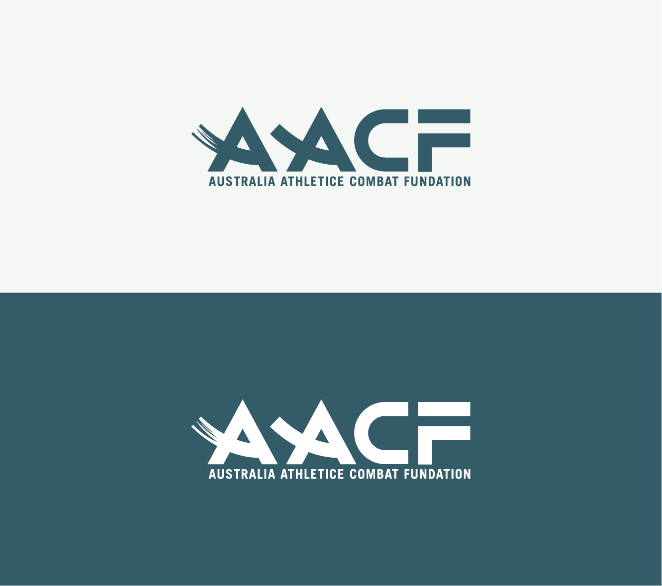 AACF-澳洲竞技格斗协会品牌VI设计 格斗搏击VI设计 格斗搏击LOGO设计 第1张