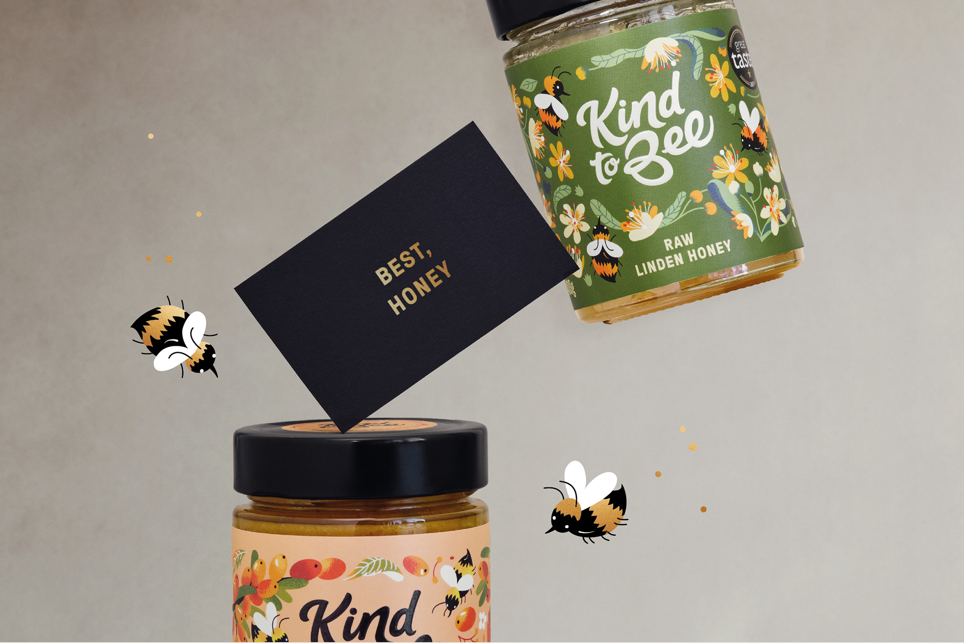 手绘蜂蜜包装设计 蜂蜜包装设计哪家好 蜂蜜包装设计公司 第4张