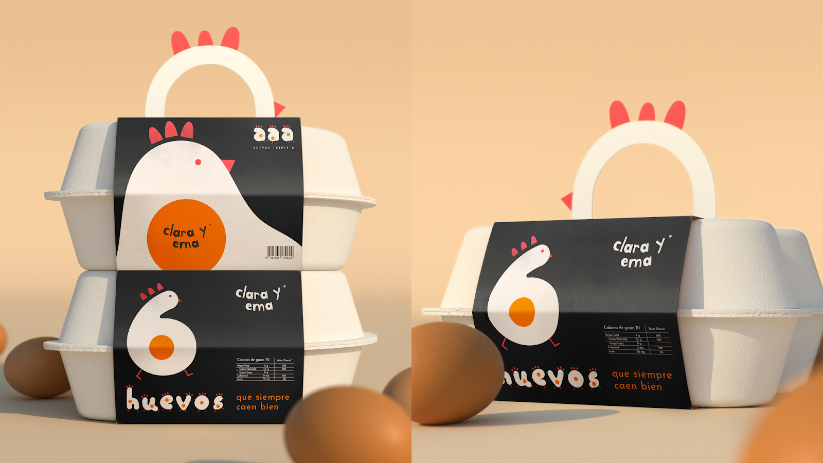 简约蛋品包装设计 蛋品包装设计哪家好 蛋品包装设计公司 第4张