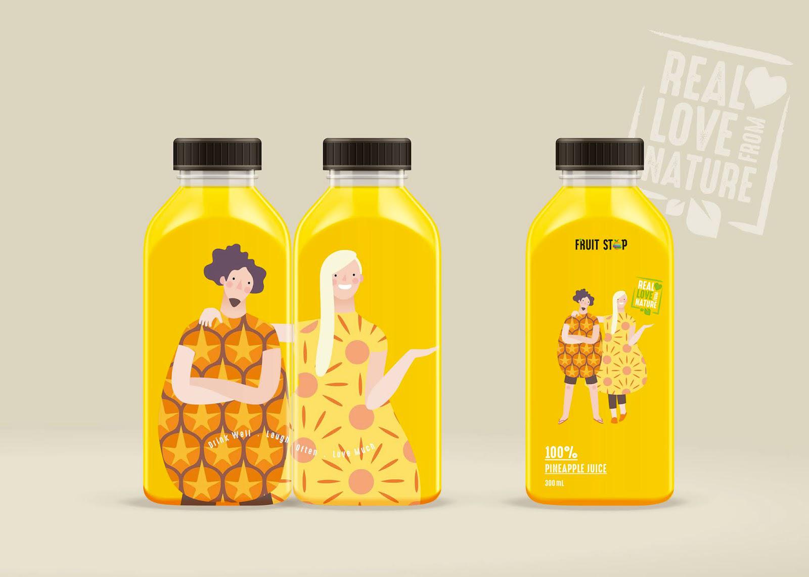 果汁手绘包装设计 果汁包装设计公司哪家强 西安果汁包装设计公司 第2张