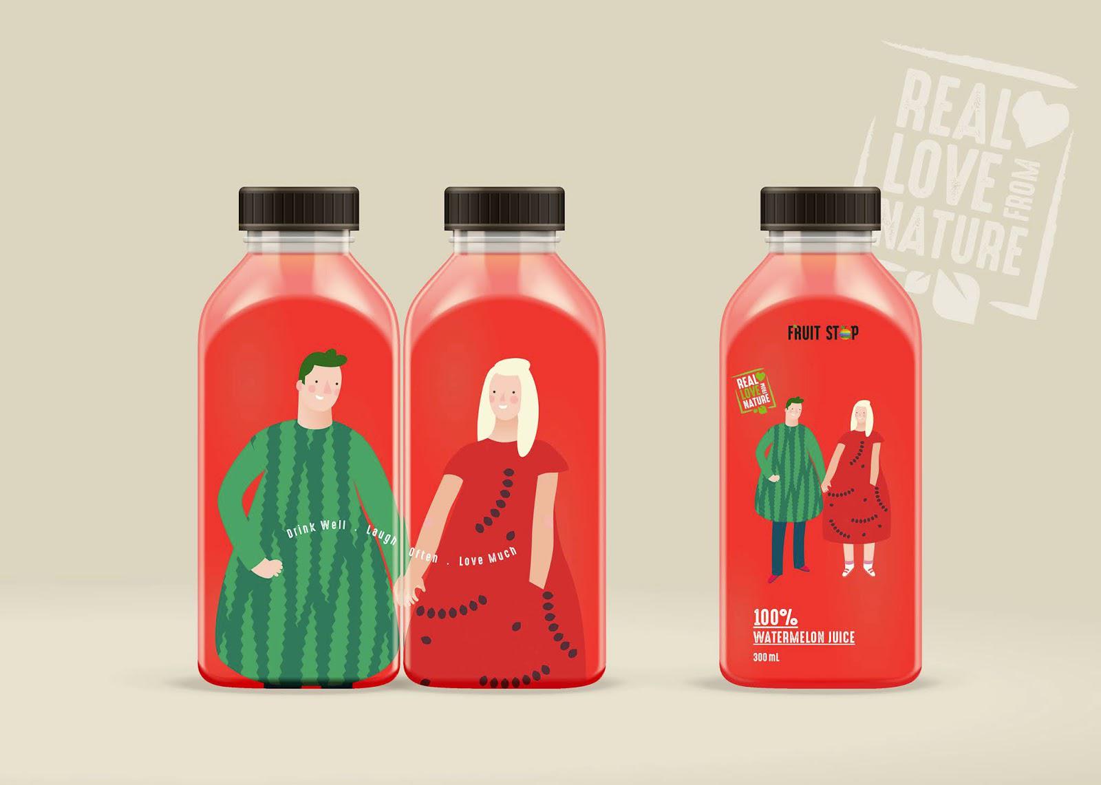 果汁手绘包装设计 果汁包装设计公司哪家强 西安果汁包装设计公司 第3张