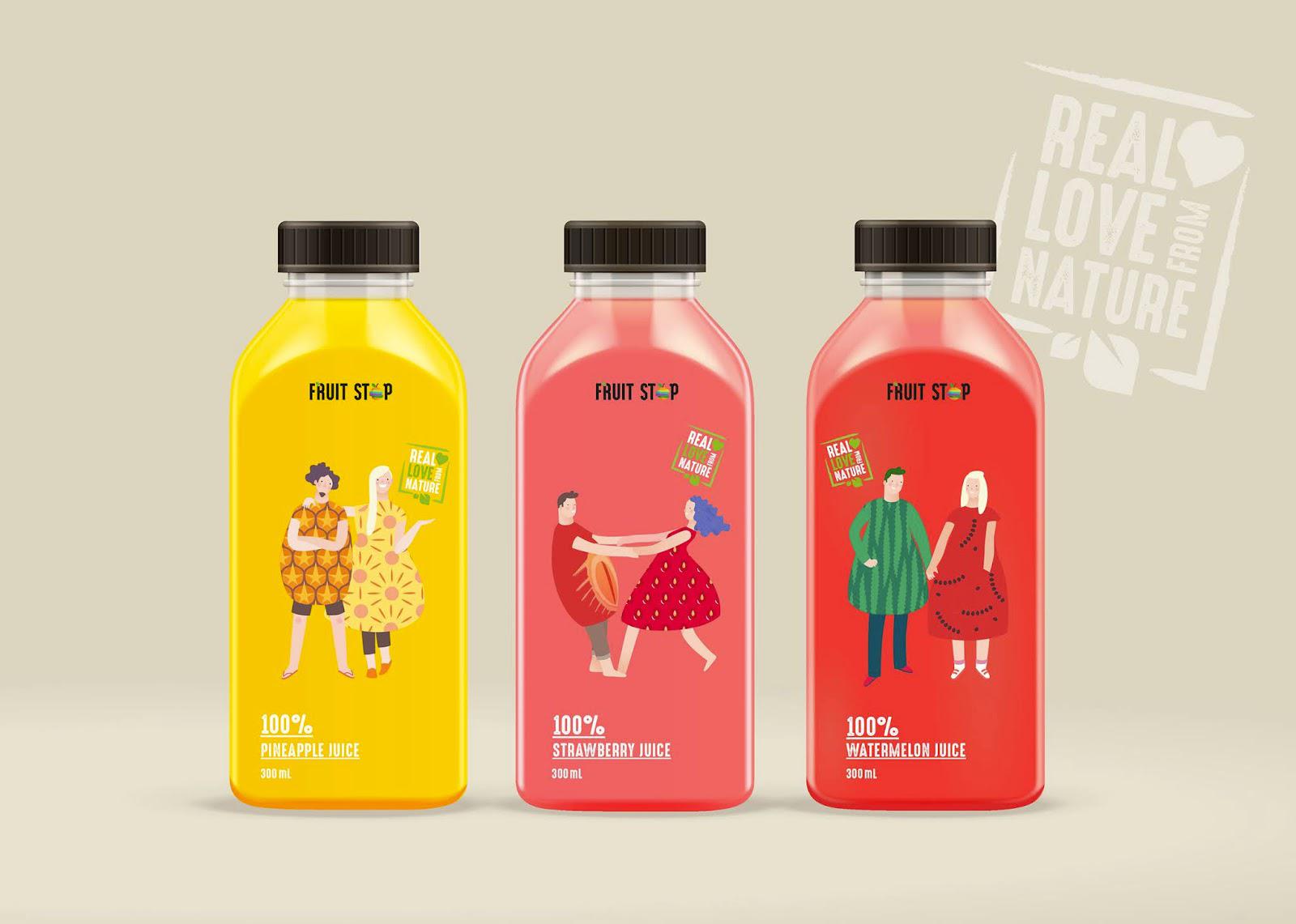 果汁手绘包装设计 果汁包装设计公司哪家强 西安果汁包装设计公司 第8张