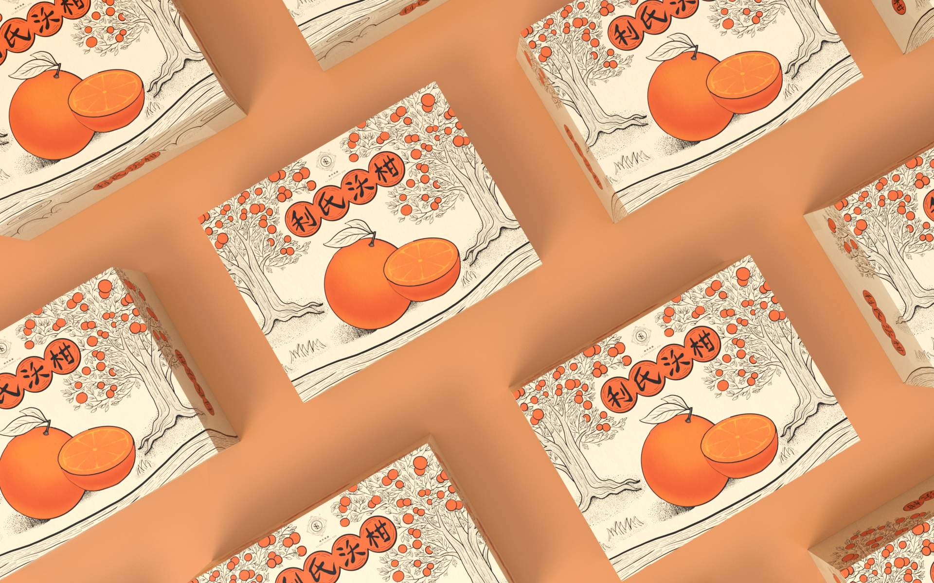 利氏尚品-沃柑包装设计（二） 沃柑柑橘包装设计 沃柑柑橘包装设计哪家好 广西沃柑包装设计公司 第5张