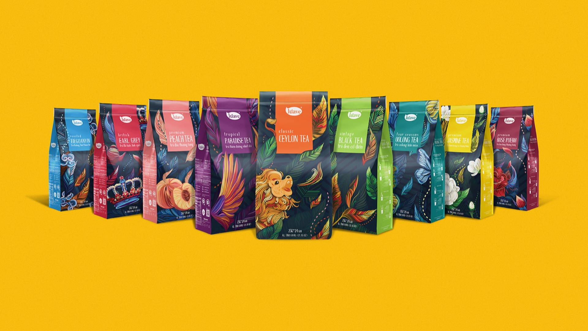 手绘茶叶包装设计 创意茶叶包装设计 茶叶包装设计公司哪家好 第1张