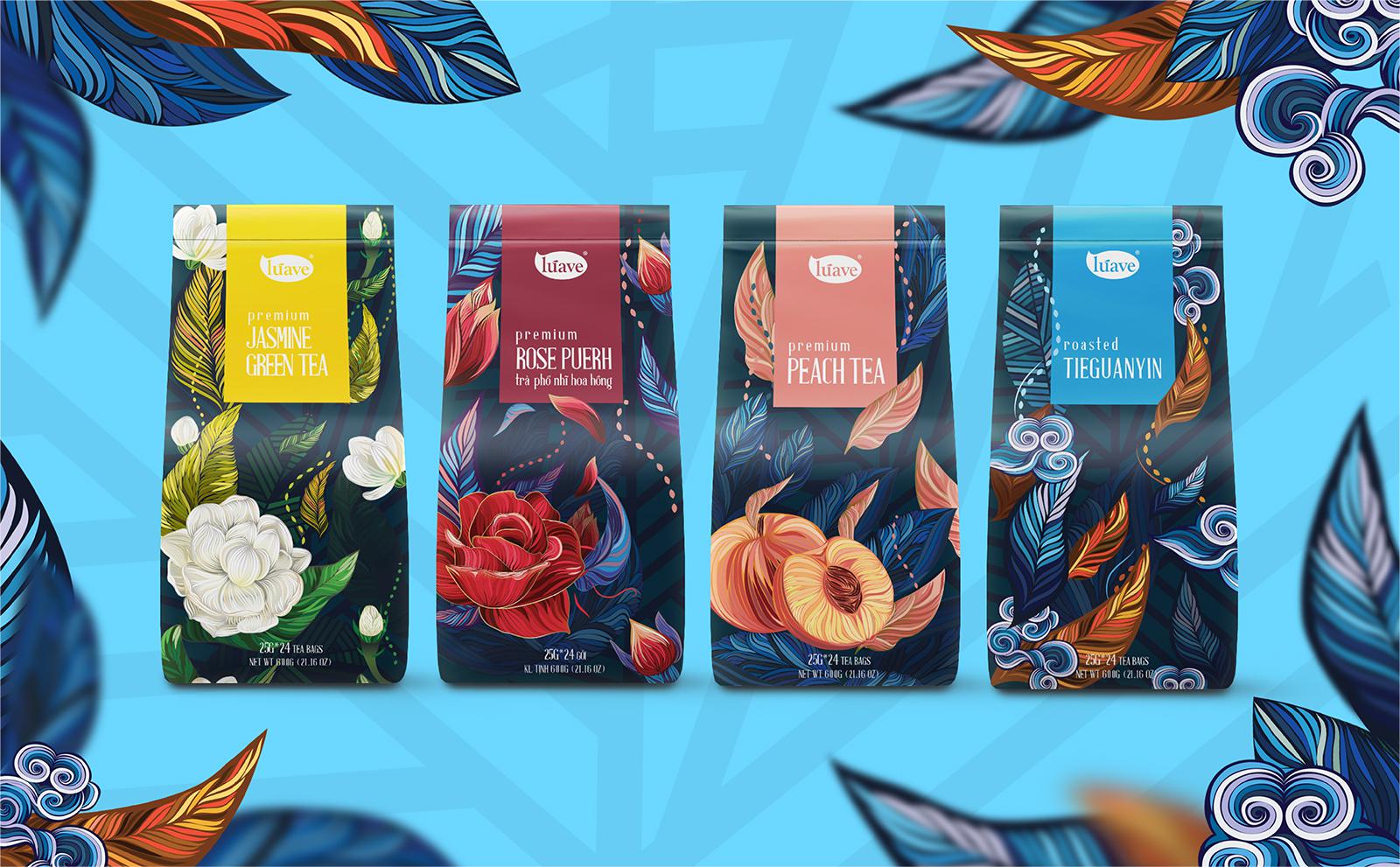 手绘茶叶包装设计 创意茶叶包装设计 茶叶包装设计公司哪家好 第2张